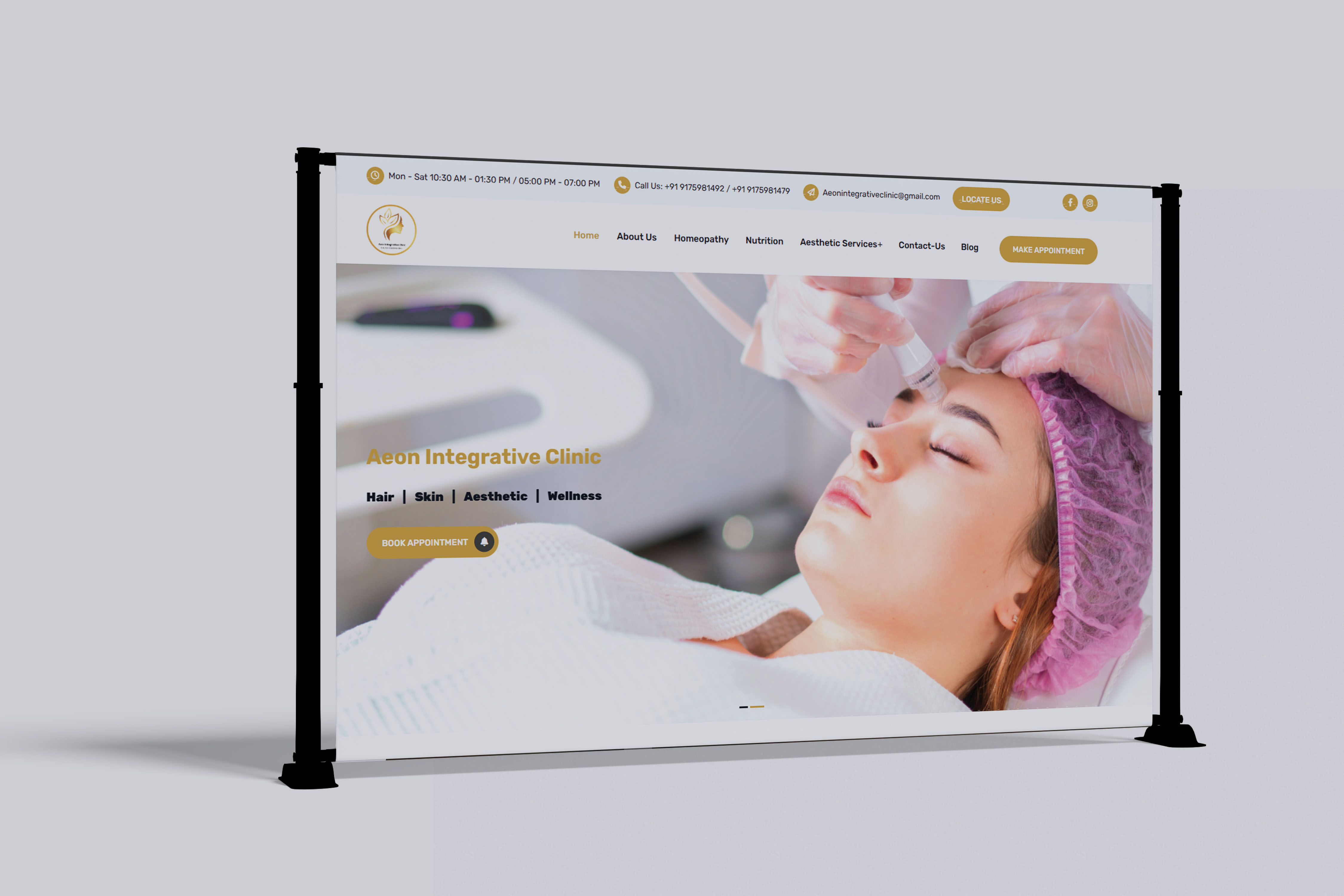 Beauty & Salon Website Design and Development 